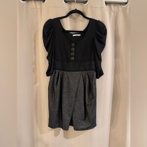 Papaya Black and Gray Dress